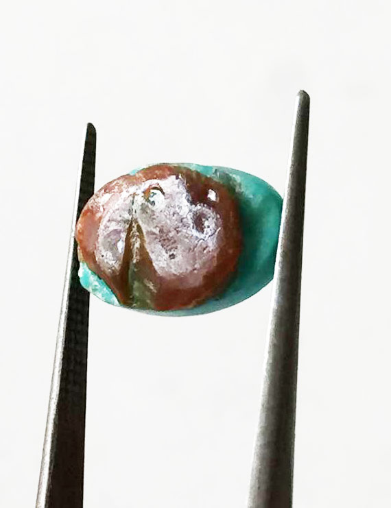 5.02 Ct Natural Firoza (Turquoise) | Certified Turquoise Gemstone