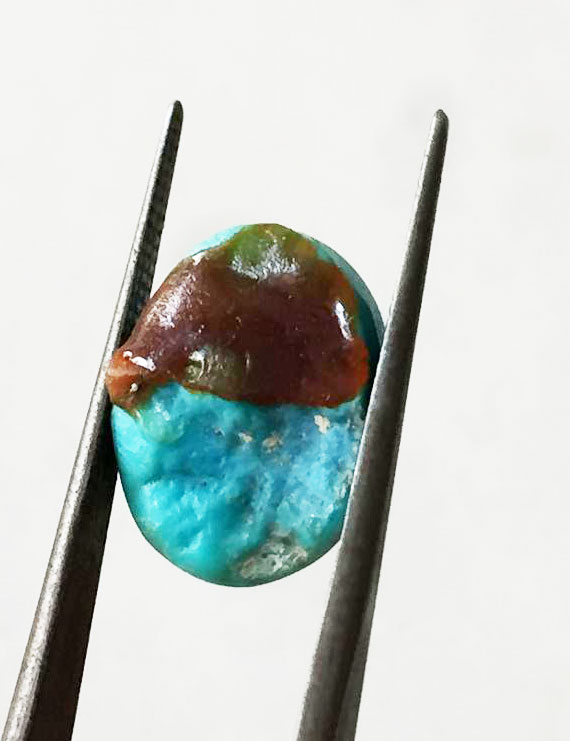 6.67 Ct Natural Firoza (Turquoise) | Certified Turquoise Gemstone