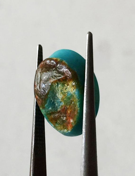 6.96 Ct Natural Firoza (Turquoise) | Certified Turquoise Gemstone