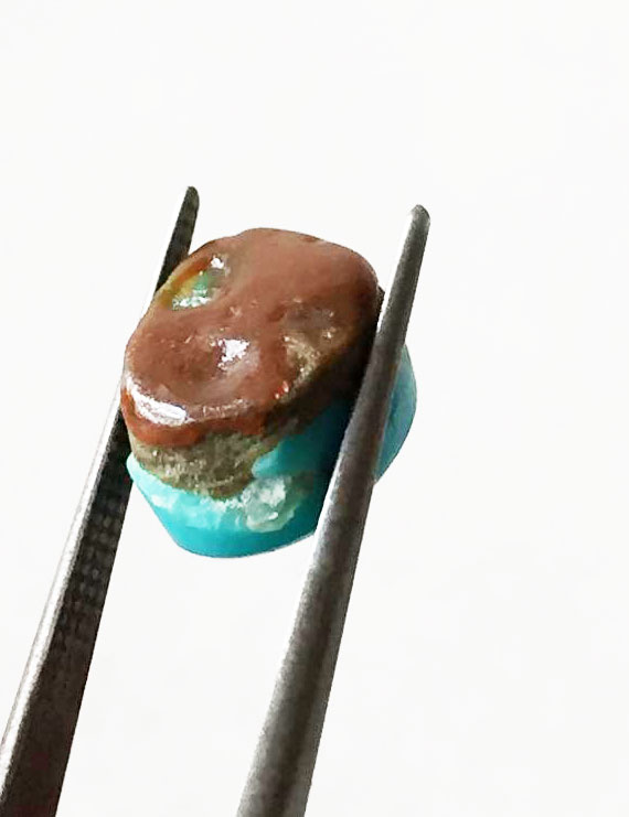 7.07 Ct Natural Firoza (Turquoise) | Certified Turquoise Gemstone
