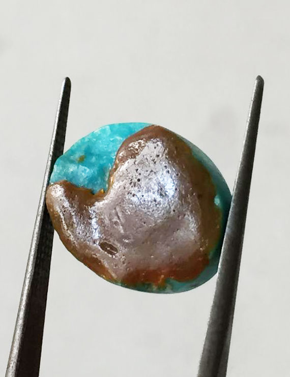 8.19 Ct Natural Firoza (Turquoise) | Certified Turquoise Gemstone
