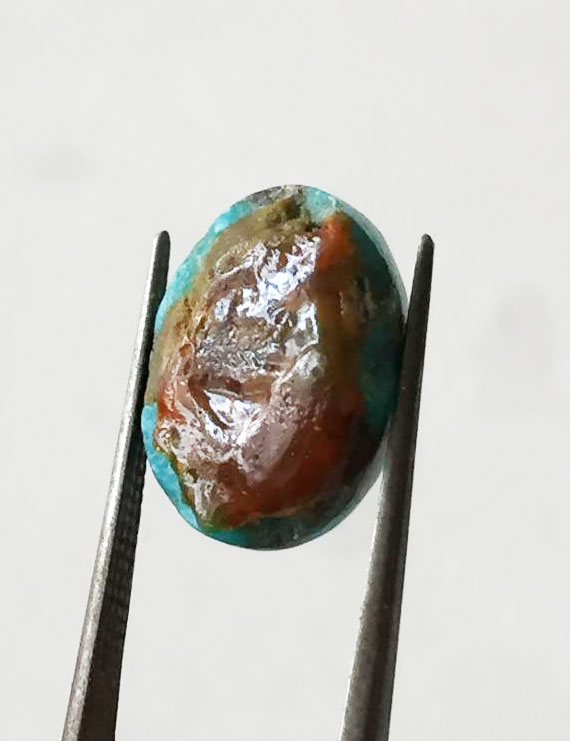 8.32 Ct Natural Firoza (Turquoise) | Certified Turquoise Gemstone