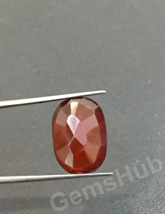 7.60 ratti (6.98 ct) Natural Hessonite Gomed Certified