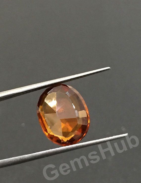 5.50 ratti (4.93 ct) Natural Hessonite Ceylon Gomed Certified