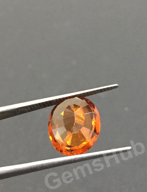 4.50 ratti (4.23 ct) Natural Hessonite Ceylon Gomed Certified