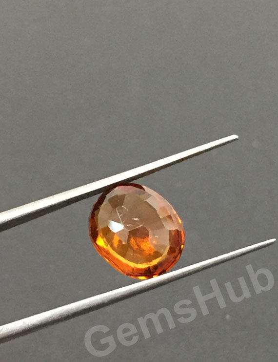 4.60 ratti (4.24 ct) Natural Hessonite Ceylon Gomed Certified