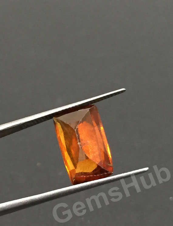 7.25 ratti (6.42 ct) Natural Hessonite Ceylon Gomed Certified