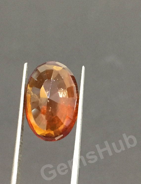 8.60 ratti (7.84 ct) Natural Hessonite Ceylon Gomed Certified