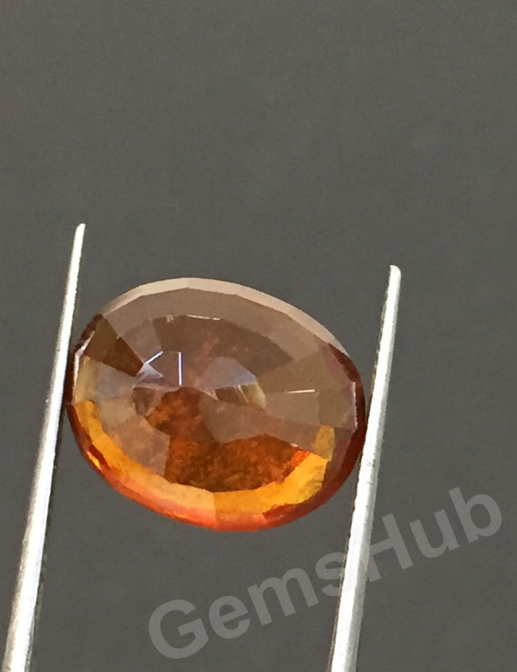 9.50 ratti (8.54 ct) Natural Hessonite Ceylon Gomed Certified