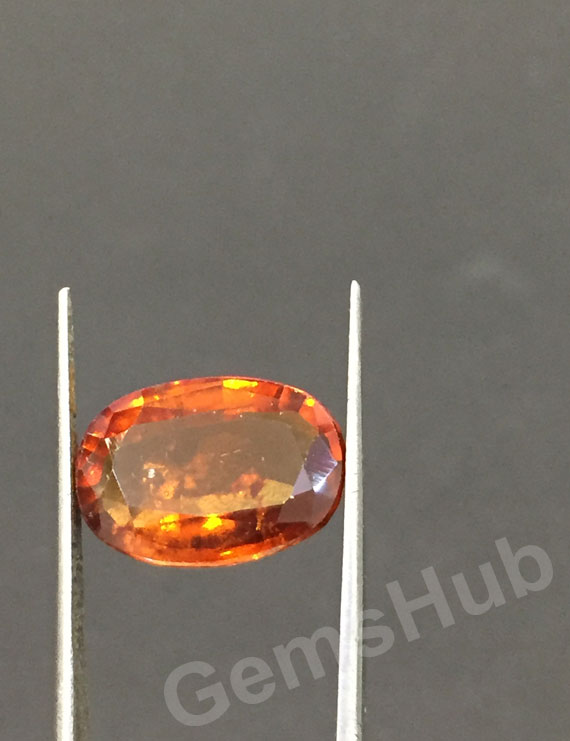 8.90 ratti (8.00 ct) Natural Hessonite Ceylon Gomed Certified