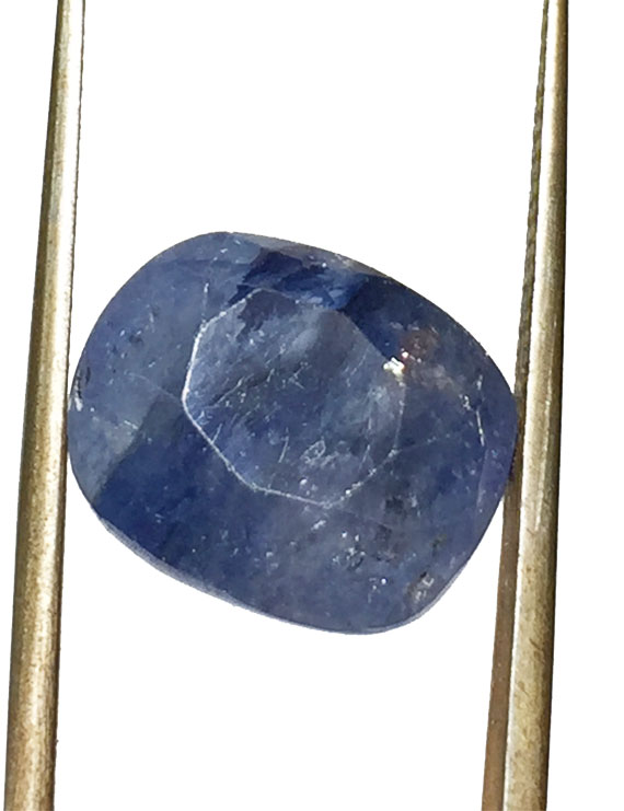 11.15 Ct/ 12.40  Ratti Natural Ceylon Blue Sapphire (Neelam) Gemstone