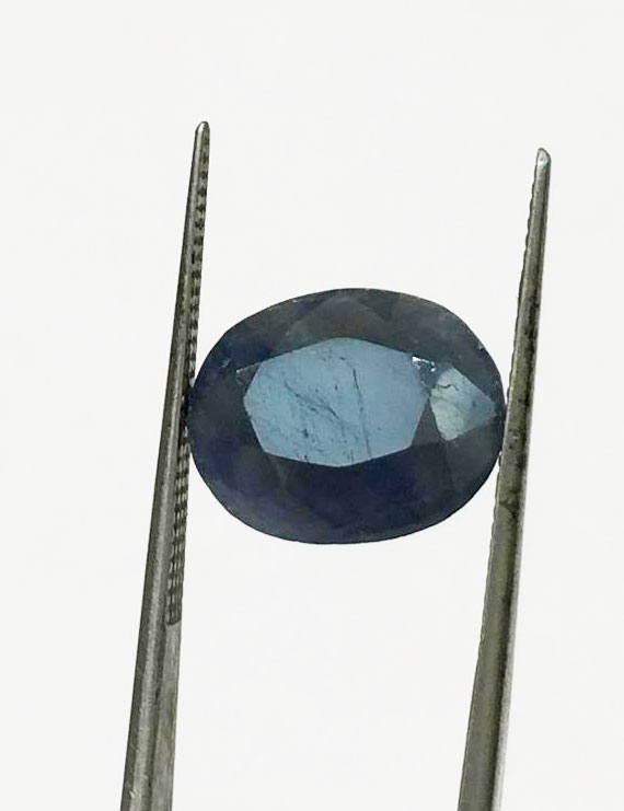 6.12 Ct/ 6.90 Ratti Natural Ceylon Blue Sapphire (Neelam) Gemstone