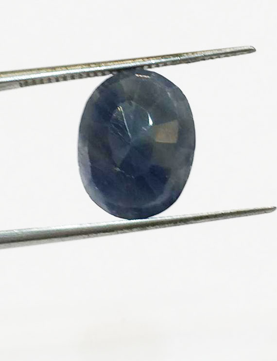 6.12 Ct/ 6.90 Ratti Natural Ceylon Blue Sapphire (Neelam) Gemstone