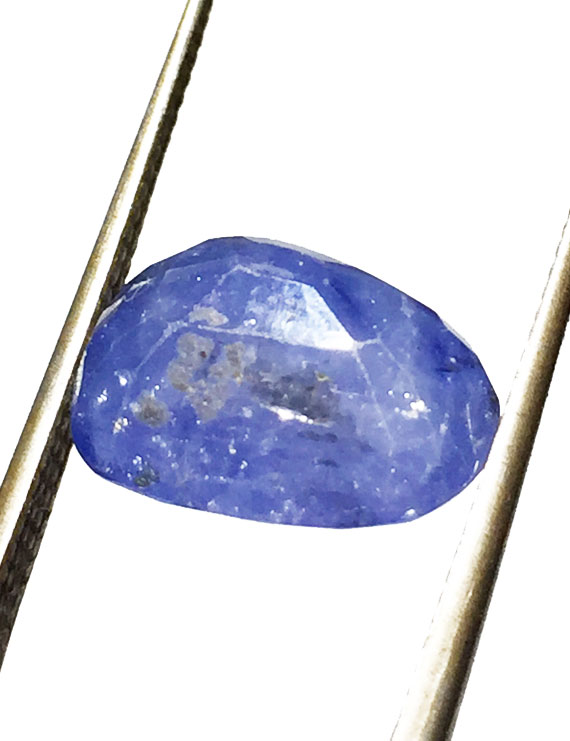 6.36 Ct/ 7.25  Ratti Natural Ceylon Blue Sapphire (Neelam) Gemstone