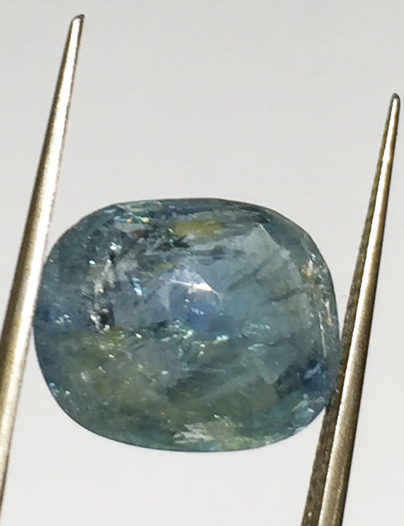 7.76 Ct/ 8.60  Ratti Natural Ceylon Blue Sapphire (Neelam) Gemstone