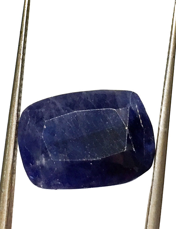 9.76 Ct/ 10.90  Ratti Natural Ceylon Blue Sapphire (Neelam) Gemstone