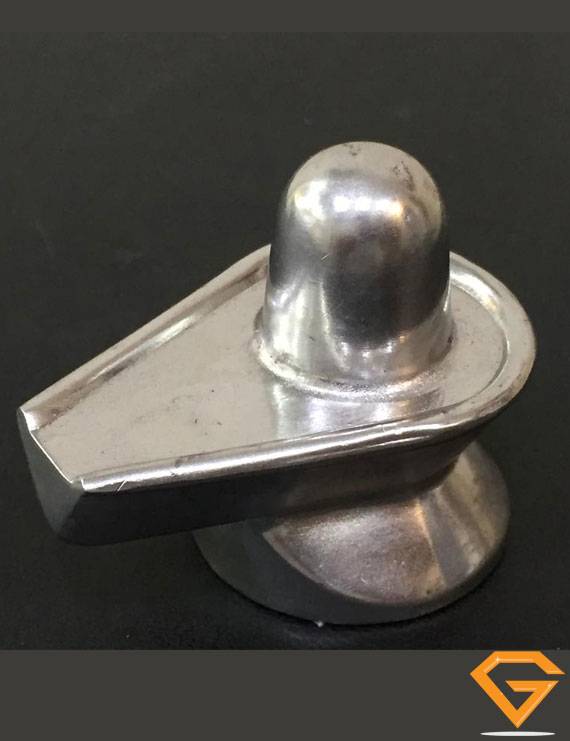 Parad (Mercury) Shivling  Weight- 198 gm, Height- 1.50 Inch