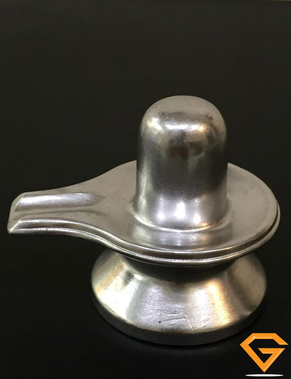 Parad (Mercury) Shivling  Weight- 393 gm, Height- 1.91 Inch
