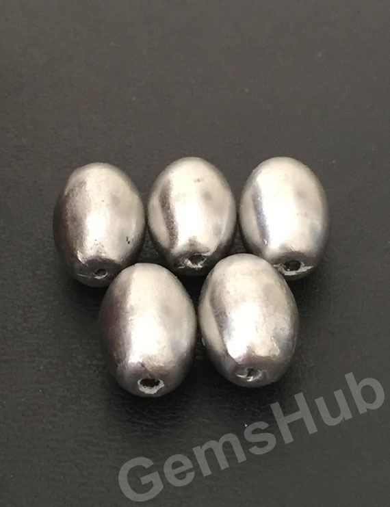 Lingam Shape Parad Gutika 5 pcs Set - 15 mm