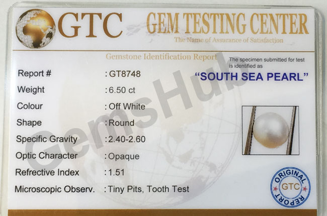 South Sea Pearl - 6.50 ct (7.25 ratti)