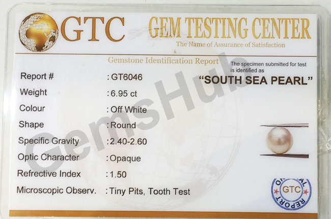 South Sea Pearl - 6.95 ct (7.50 ratti)
