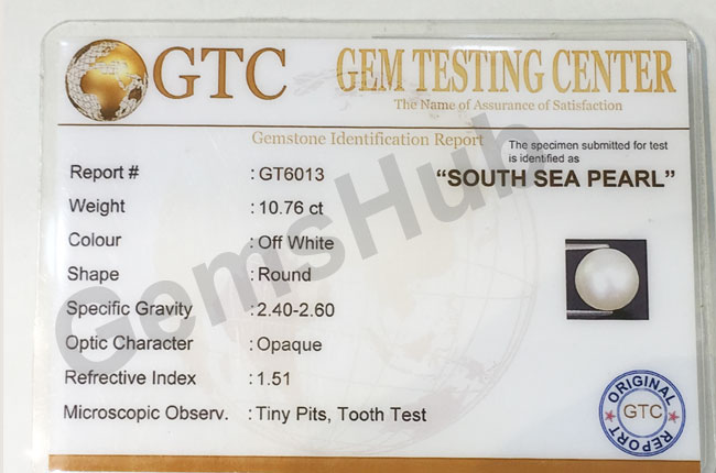 South Sea Pearl - 10.76 ct (12.00 ratti)