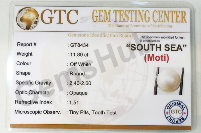South Sea Pearl - 11.80 ct (13.11 ratti)