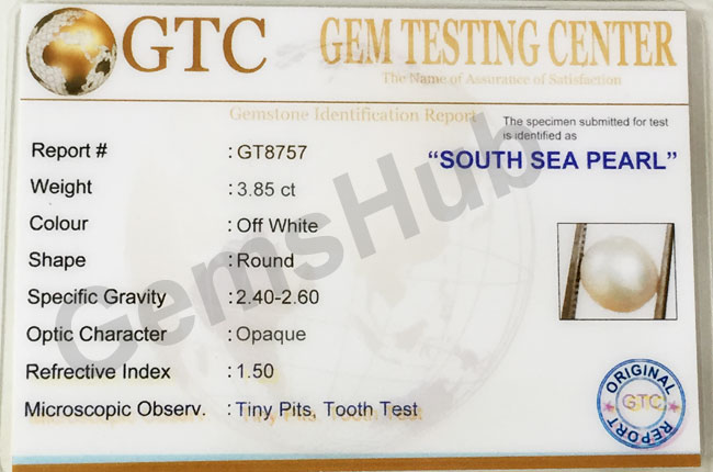 South Sea Pearl - 3.85 ct (4.25 ratti)