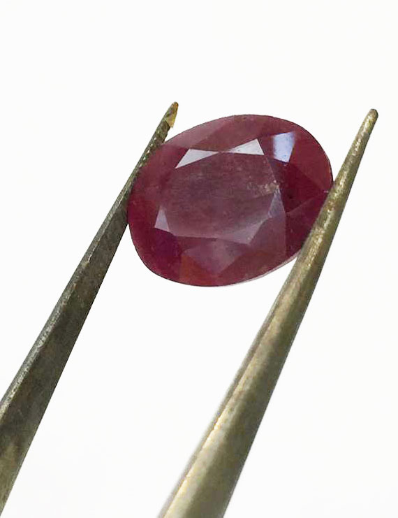 11.25 ratti/10.00ct Natural Certified Non Heat Non Treat Ruby/Manik — Buy Online India | Gemshub