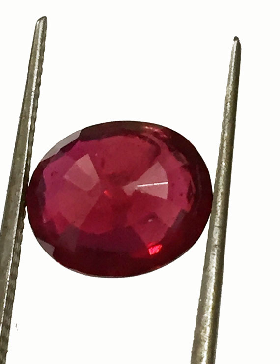 3.34 ct Natural Certified Bangkok/New Burma Ruby/Manik