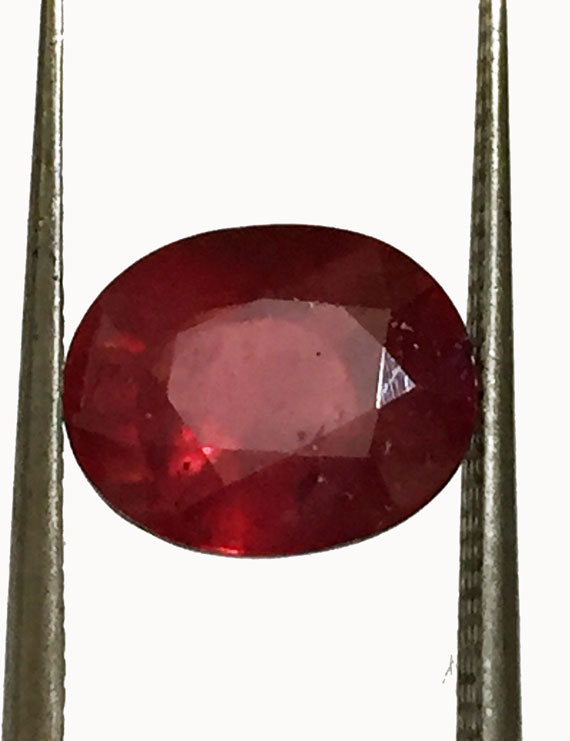 3.40 ct Natural Certified Bangkok/New Burma Ruby/Manik
