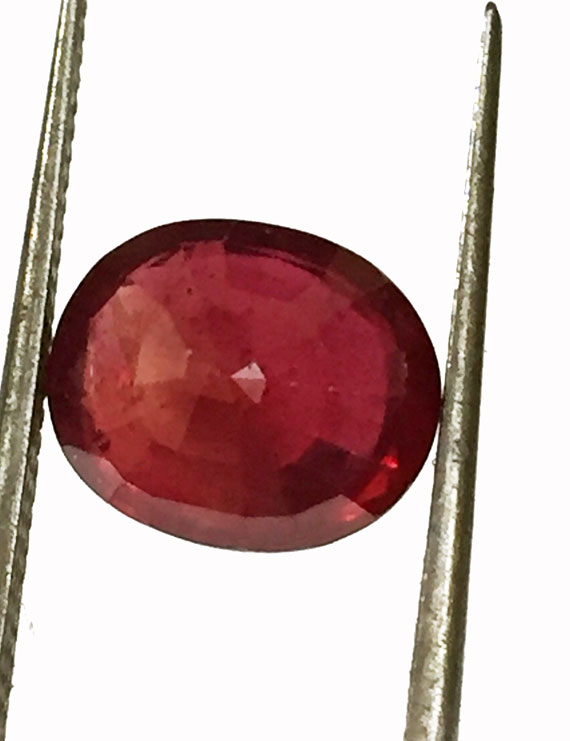 3.40 ct Natural Certified Bangkok/New Burma Ruby/Manik