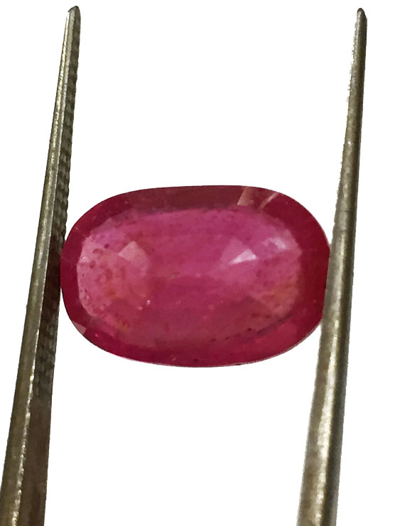 6.25 ratti/5.43 ct Natural Certified Non Heat Non Treat Ruby/Manik