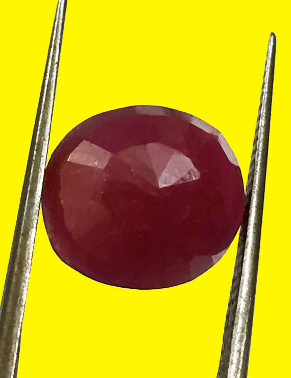 5.90 ct Natural Certified Non Heat Non Treat Ruby/Manik