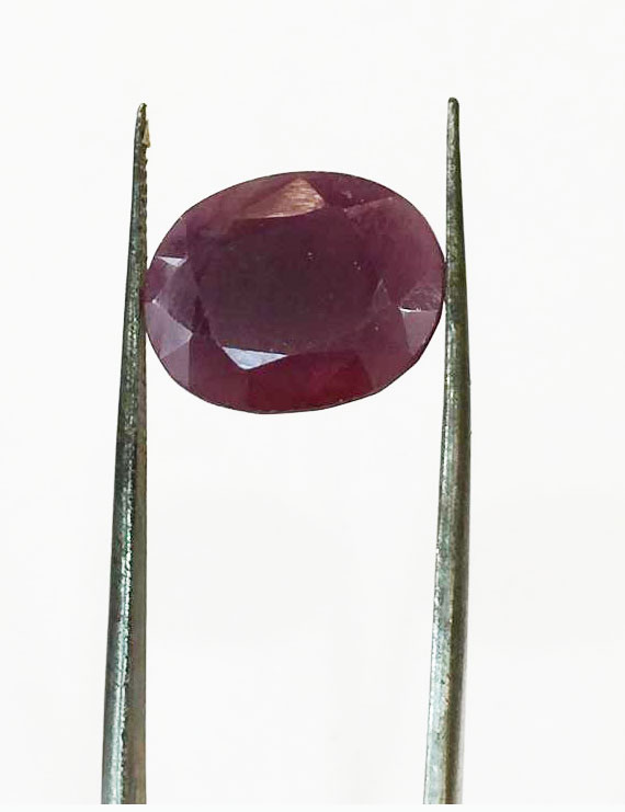 7.50 ratti/6.99ct Natural Certified Non Heat Non Treat Ruby/Manik — Buy Online India | Gemshub