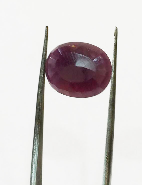 7.50 ratti/6.99ct Natural Certified Non Heat Non Treat Ruby/Manik