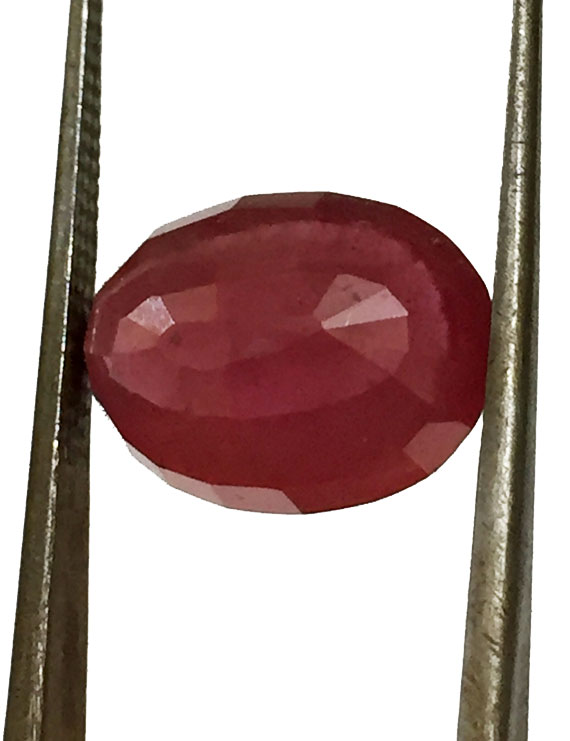 7.16 ct Natural Certified New Burma Ruby/Manik