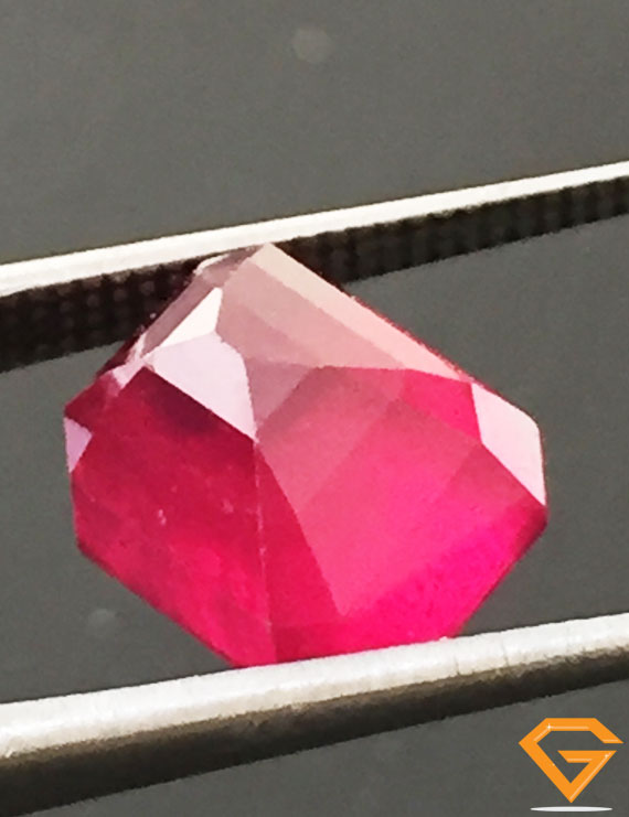 7.25 ct Certified Ruby Gemstone New Burma (Bangkok)