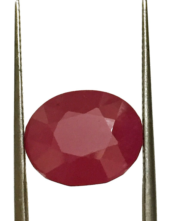 7.68 ct Natural Certified New Burma Ruby/Manik