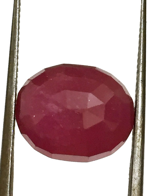 7.68 ct Natural Certified New Burma Ruby/Manik