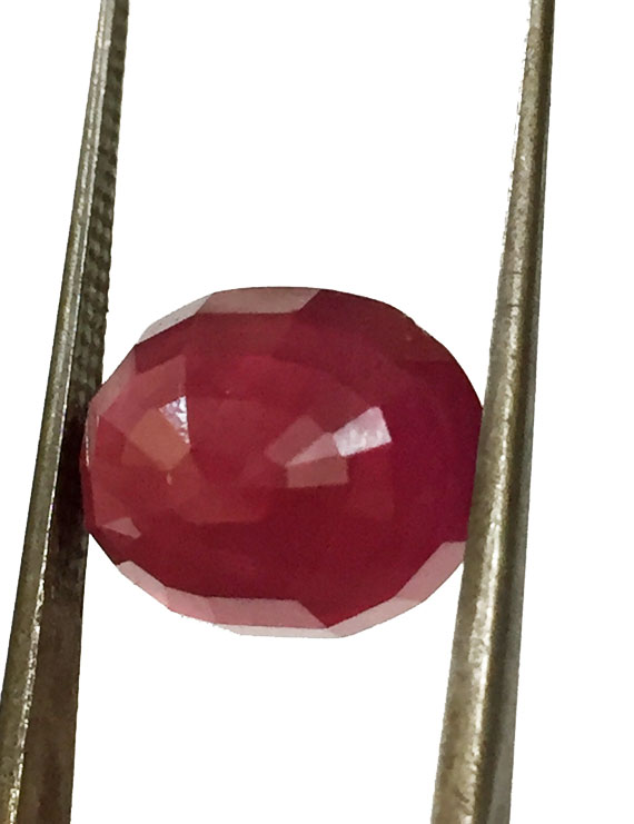 8.00 ct Natural Certified New Burma Ruby/Manik