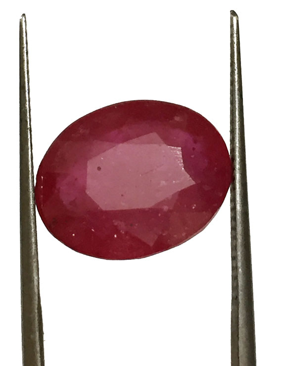 8.13 ct Natural Certified New Burma Ruby/Manik