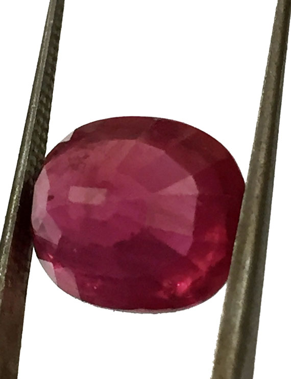 8.55 ct Natural Certified New Burma Ruby/Manik