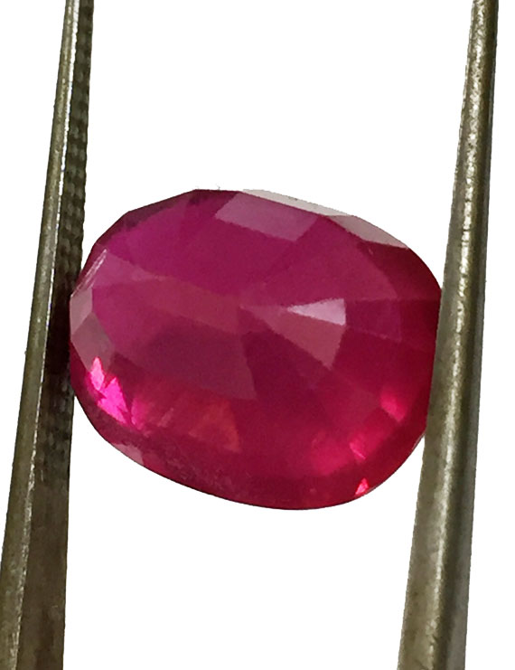 8.75 ct Natural Certified New Burma Ruby/Manik