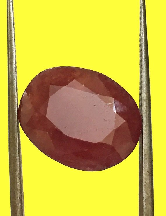 9.72 ct Natural Certified Non Heat Non Treat Ruby/Manik — Buy Online India | Gemshub
