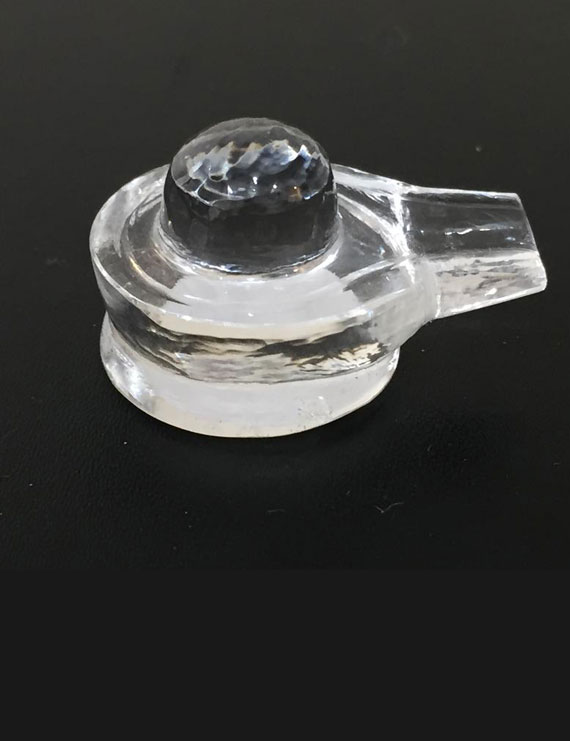 12 grm Natural Certified Sphatik/Crystal Shivling