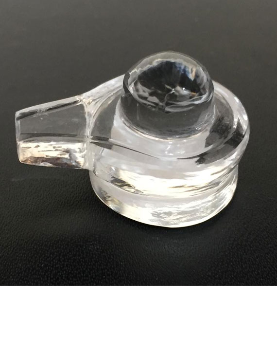 13 grm Natural Certified Sphatik/Crystal Shivling