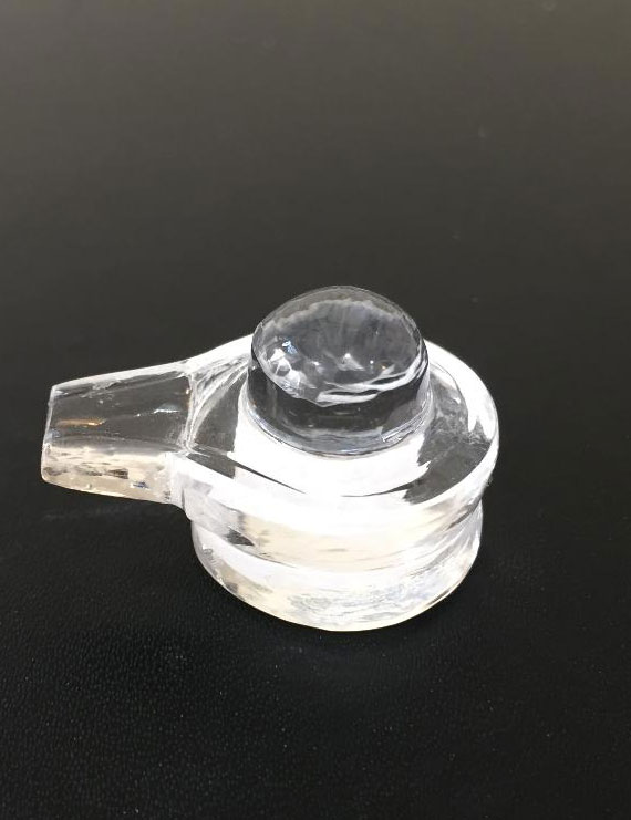 13 grm Natural Certified Sphatik/Crystal Shivling