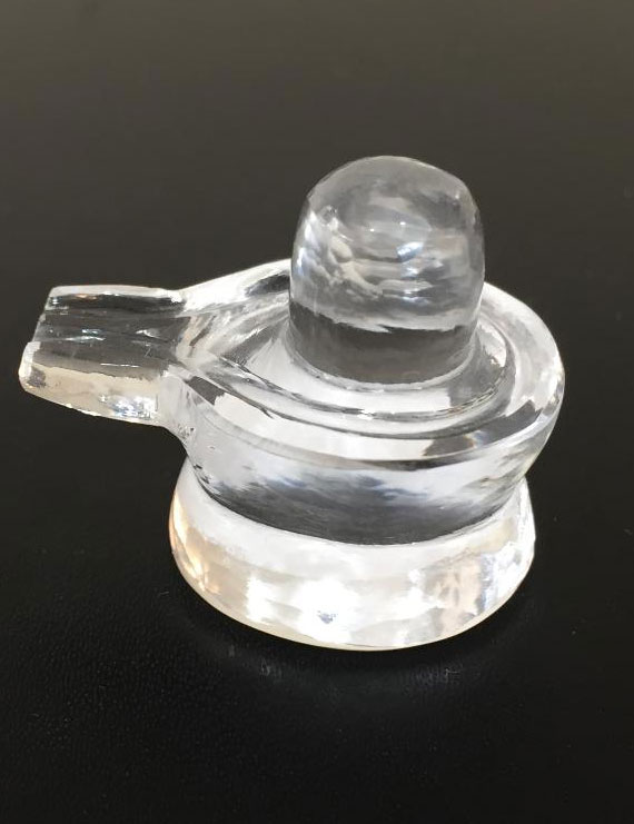 15 grm Natural Certified Sphatik/Crystal Shivling
