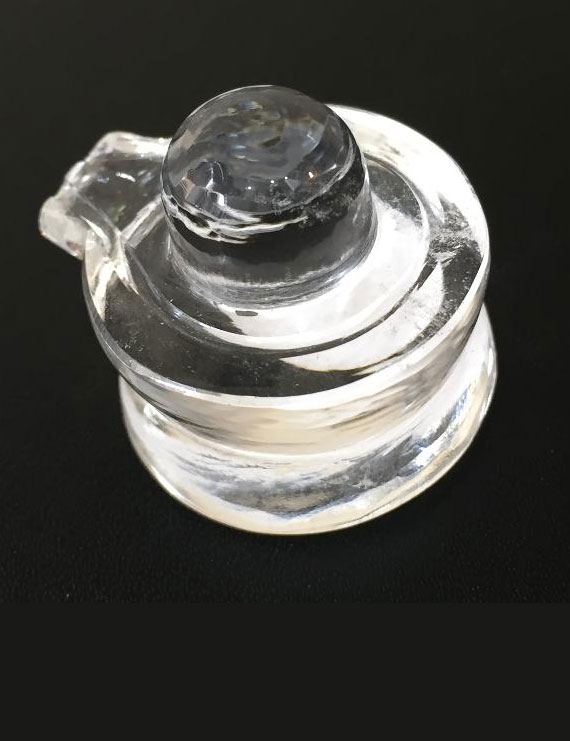 16 grm Natural Certified Sphatik/Crystal Shivling